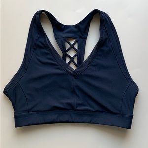 Avia Dark Blue Sports Bra Size Medium (8-10)
